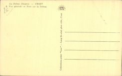 CPA Crest View and bridge on Drome