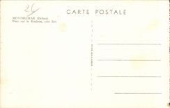 CPA Montelimar Bridge on Roubion East coast