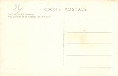 CPA Montelimar Seen partial and the castle of Adhemar