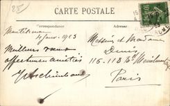 CPA Montelimar Bridge Eiffel Bridge of the tram and Espoulette district