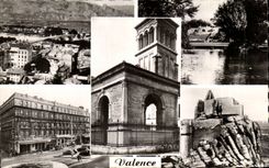 Valencia de CPSM en la opinion de Rhone Parc Jouvet sobre ruinas de pechinas de la republica de los lugares de Rhone Le de Crusol