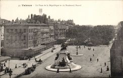 Valencia de CPA el lugar de la republica y del bulevar de Bancel