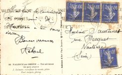 CPA Valence Seen air the Jouvet park