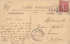 CPA Valence Le Park Jouvet y la avenida de Gambetta