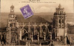 CPA Gisors L'eglise La tour du clocher