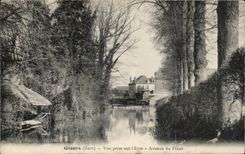 CPA Gisors Vue prise sur l'Eure Avenue du Filoir