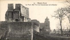 CPA Gisors La tour dite du gouverneur et le clocher