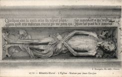 CPA Gisors L'eglise Statue par Jean Goujon