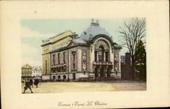 CPA Evreux Le theater Deco Arts