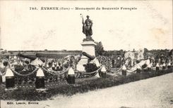 CPA Evreux Monument of the French memory