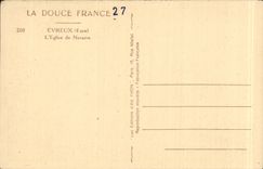 CPA Evreux la iglesia de Navarra