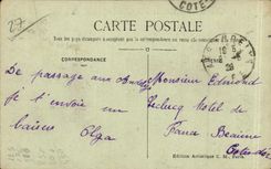 Panorama de CPA Andelys de la iglesia y la parte occidental de la ciudad