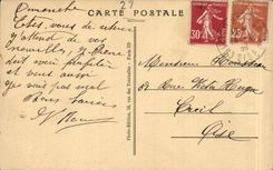 CPA Andelys Le large Andely Court of the hotel of the Hart