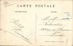 Pequena Andely vista fuerte del castillo de CPA Andelys Le de la ciudad a traves de una abertura