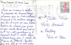 CPSM Andelys edges of the Seine and the Strong castle