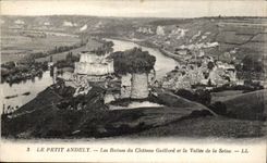 CPA Les Andelys Le chateau Gaillard au Petit Andely