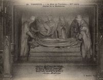CPA Verneuil on Avre the setting with the tomb 15th Church of the Madeleine