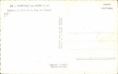 CPA Verneuil on Avre House of the 16th Street of Canon