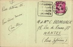 CPA Audemer Bridge details of the tower