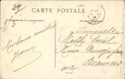 CPA Pacy on the Eure Passage of winter on the edges of the Eure