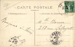 CPA Vernon la cascada del castillo de Bizy