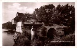 CPSM Vernon Le old man bridge