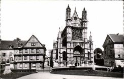 CPSM Vernon the cathedral Stained glasses Renaissance