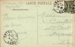 CPA Vernon interior de Notre Dame