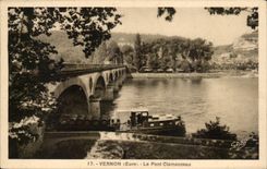 CPA Vernon Le Clemenceau bridge