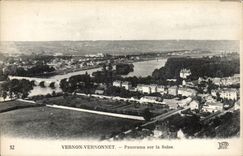 CPA Vernon Panorama on the Seine