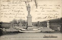 CPA Projet du monument aux morts de la guerre Anet 