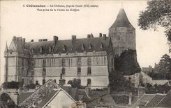 Castillo de CPA Chateaudun visto del cavee de Griffon