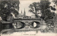 CPA Chartres Le new bridge
