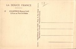 CPA Chartres Seen on the Eure taken of the bridge Saint Hilaire