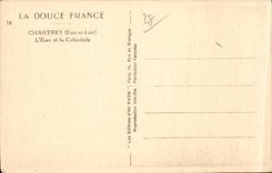 CPA Chartres the Eure and the cathedral