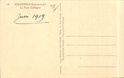 CPA Chartres the Guillaume door