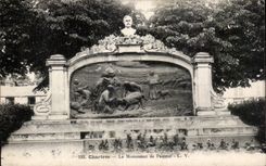 CPA Chartres Le monument of Pasteur