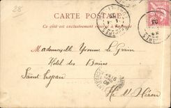 CPA Chartres Cathedral Fragment of Tower of the chorus 16th