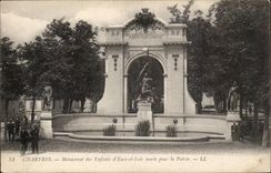 CPA Chartres Monument of the children of the Eure and Loir died for the fatherland