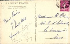 CPA Chartres the Eure with the bridge Saint Hilaire