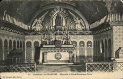 CPA Chartres Cathedral Vault of Notre Dame under ground