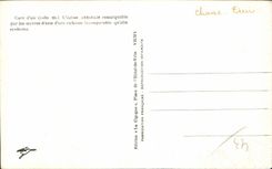 CPSM el ataque frontal de dios de la silla de la iglesia de la abadia de St Roberto (14to)