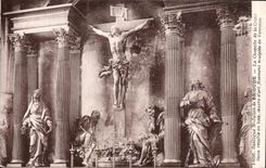 CPA Brioude Basilica St Julien de Brioude the vault of the Cross Beautiful retable out of wooden