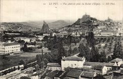 CPA Le Puy Vue generale prise du rocher d'Espaly