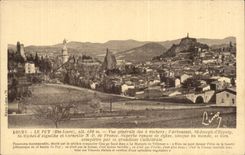 CPA Puy View of the 4 rocks Arbousset St Joseph d' Espaly