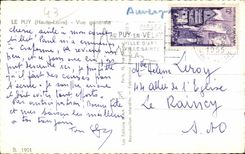CPSM Le Puy Vue generale