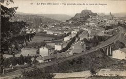 CPA Puy View taken of the road of Saugues