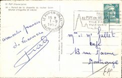 CPSM Puy Gate of the vault of the rock Saint Michel of Aiguilhe