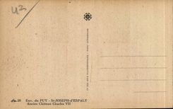 CPA Surroundings of Puy St Joseph d' Espaly Old castle Charles VII