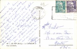 CPA Le Puy La cathedrale et vue generale